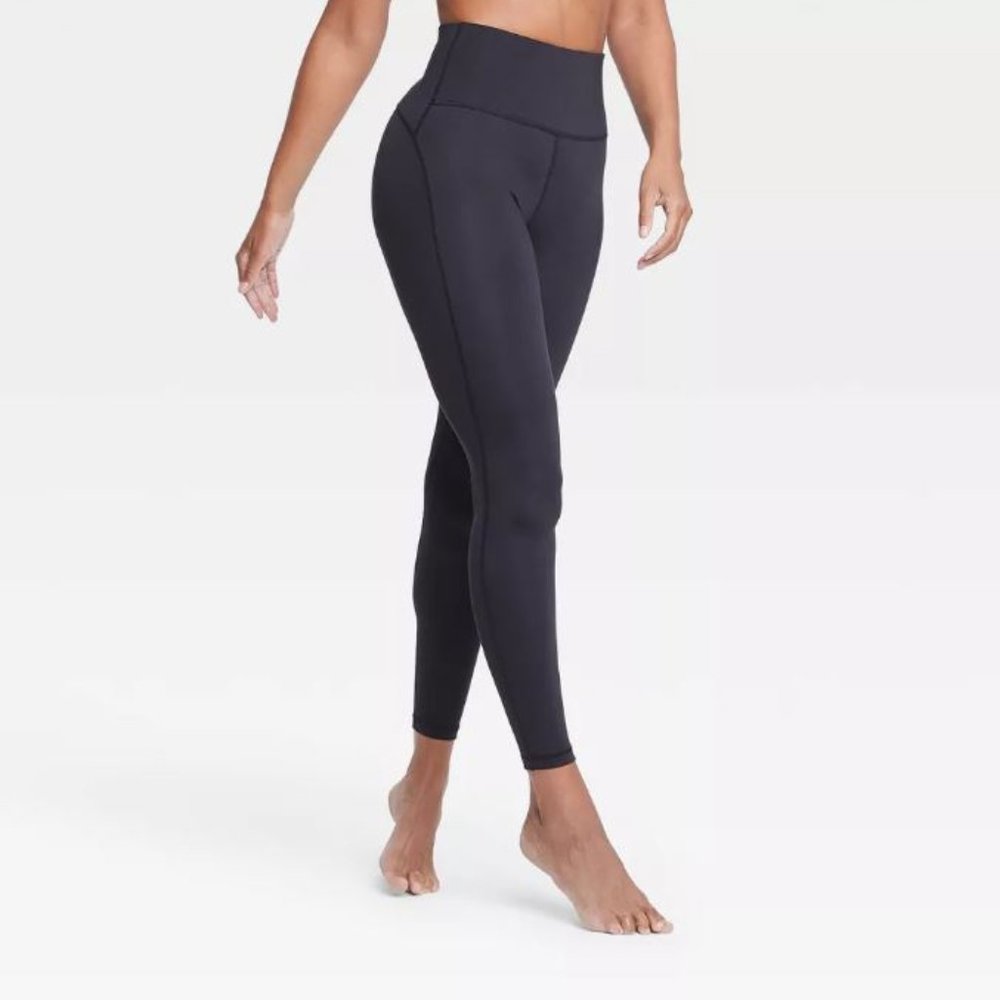 Women's Contour Curvy High-Rise Leggings with Power Waist - All in Motion Black